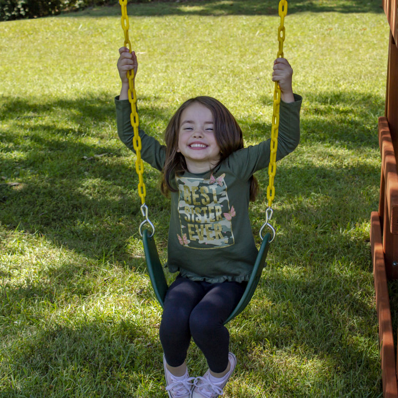 Gorilla Playsets Five Star Space Saver II Swing Set & Reviews Wayfair